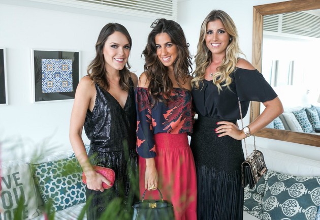 Com as bloggers Luiza Sobral e Dandynha Barbosa