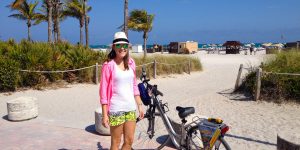 Andando de bike em Miami